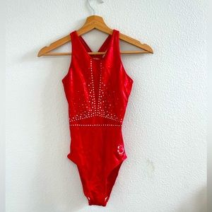 Red leotard! Adult medium!